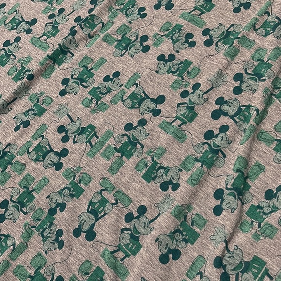 Lularoe Disney Carly Swing Mickey Mouse Dress Green & Grey Size Small NWOT - Picture 3 of 4
